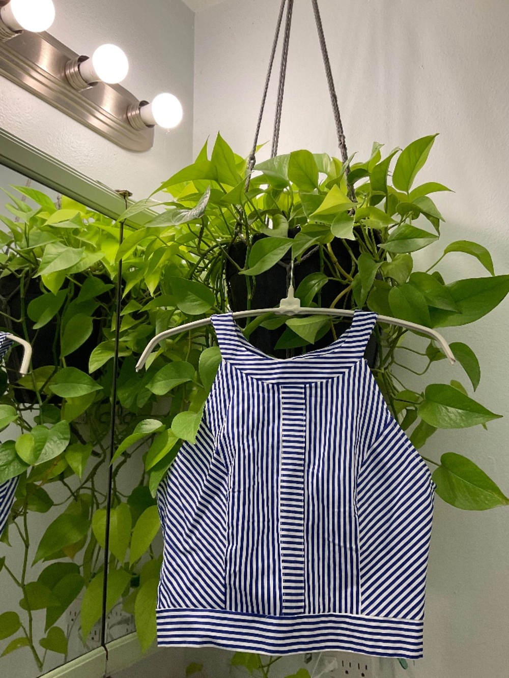 Cute n’ Simple Blue n White Stripped Tank